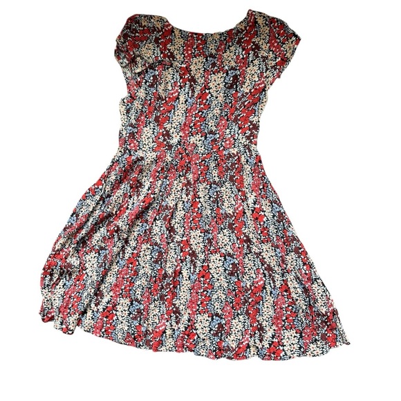 Free People Floral Print Cut-out Women's Dress Size Small - Picture 4 of 9